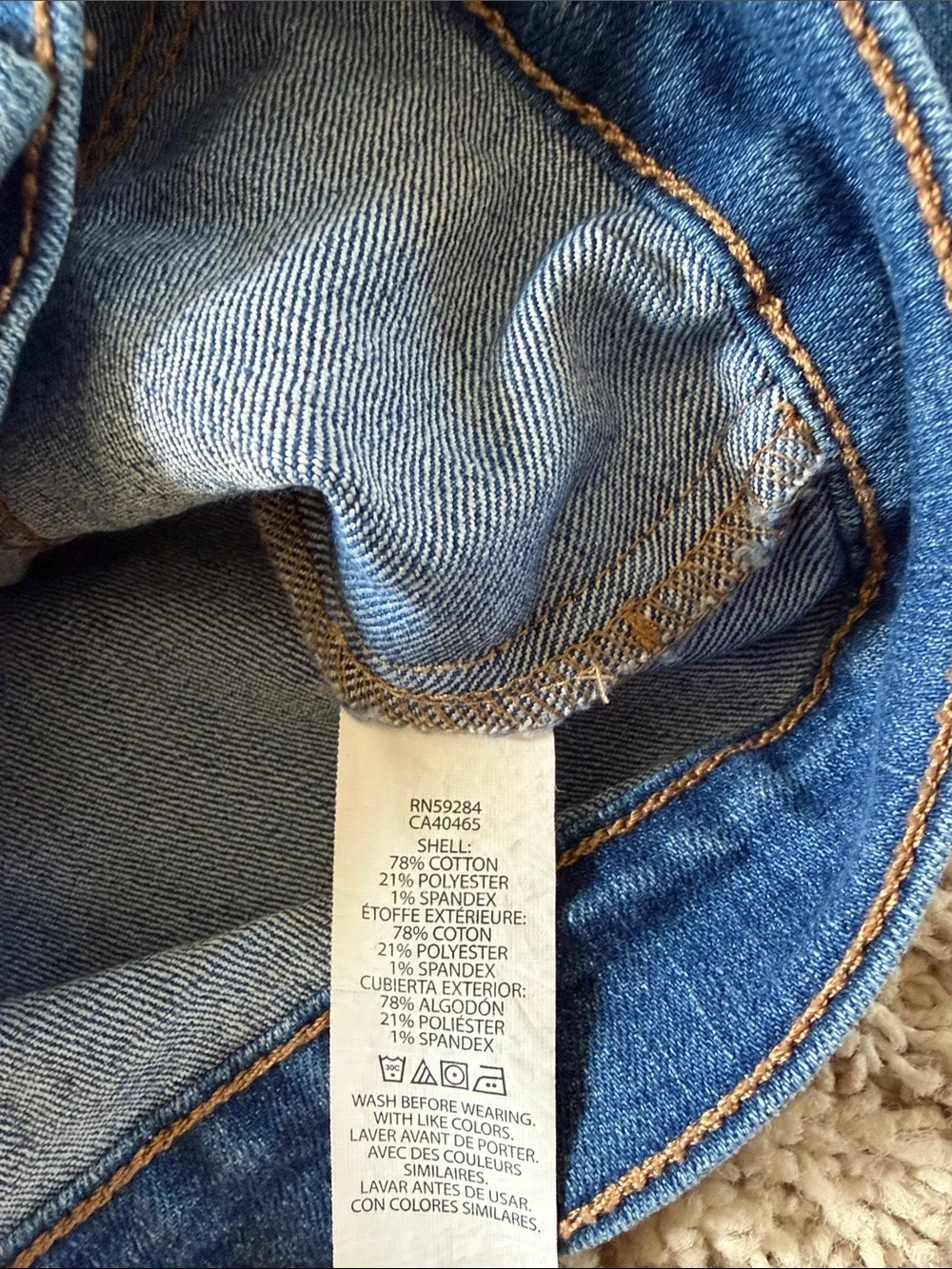 Childrens Place girls jean jacket size 5/6